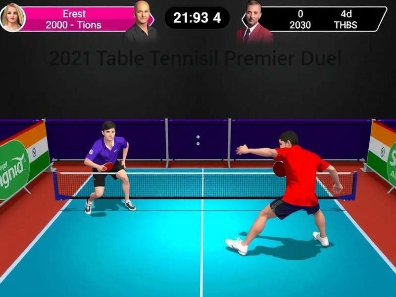 Table Tennis Premier Duel Game Screenshot